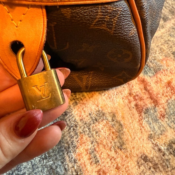 Louis Vuitton Brown Monogram Tote - Picture 6 of 9